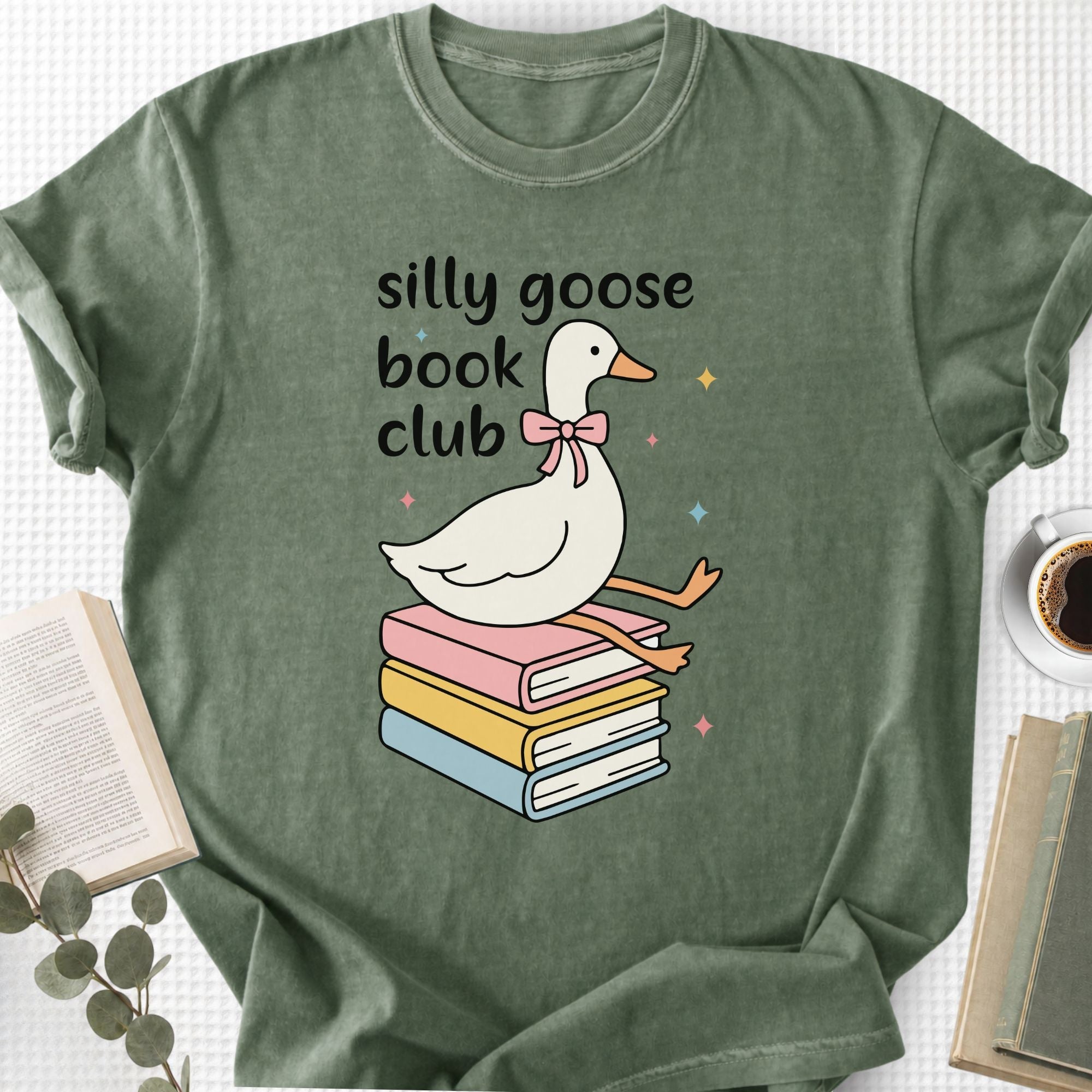 Silly Goose Book Club Coquette Unisex T-Shirt - Book Social Club