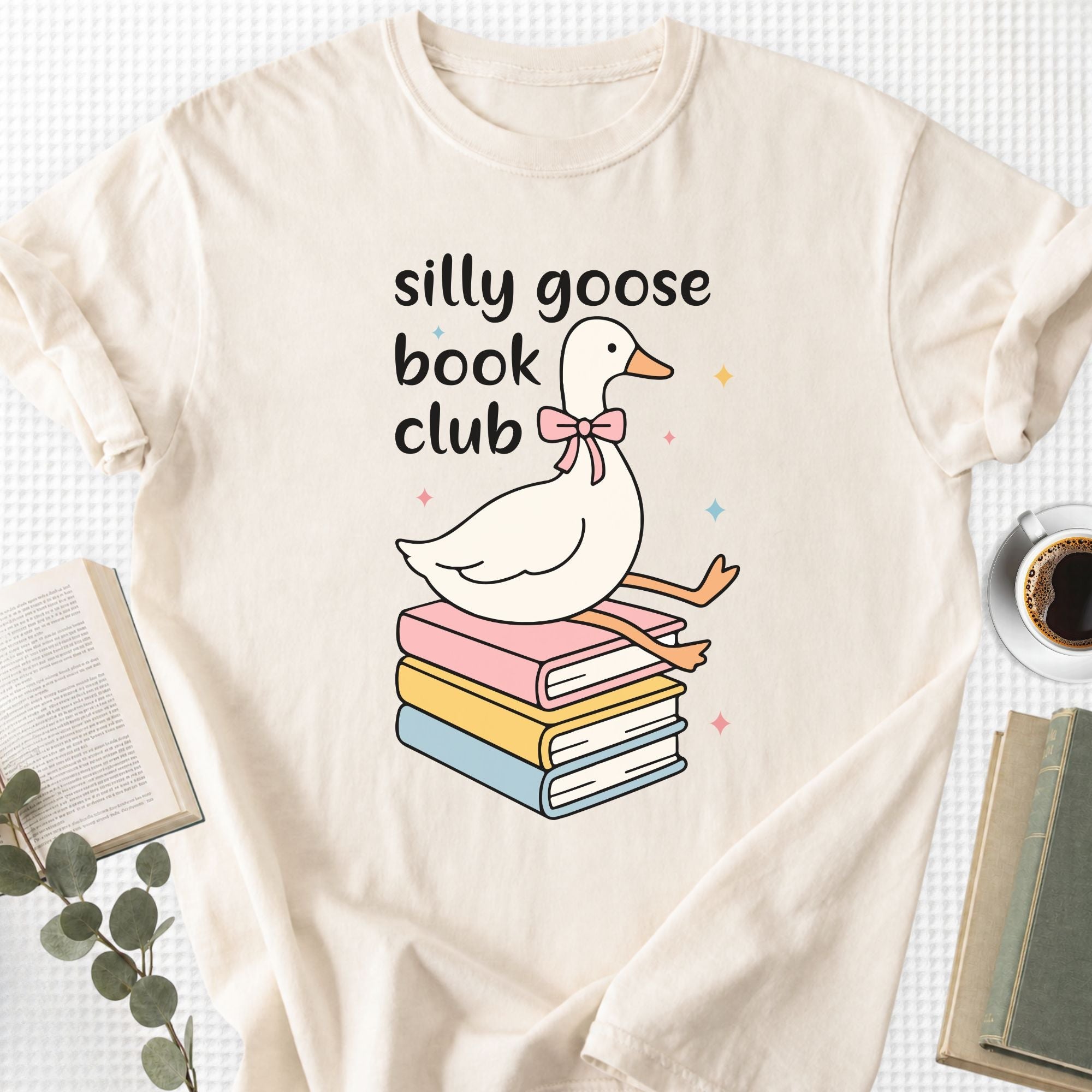 Silly Goose Book Club Coquette Unisex T-Shirt - Book Social Club