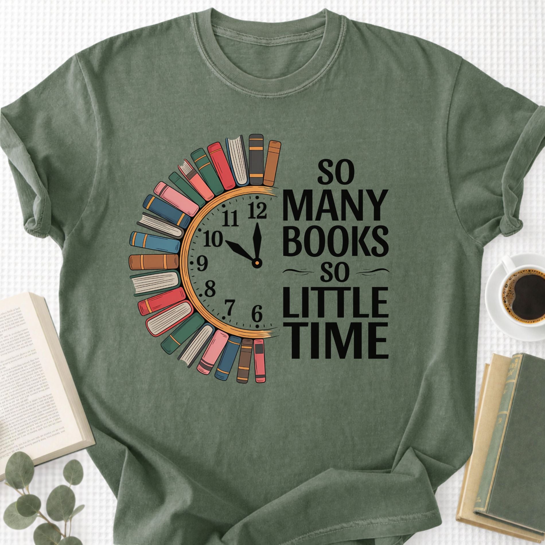 So Many Books So Little Time Unisex T-Shirt, Book Lover Gift for Readers - Book Social Club