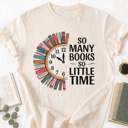 So Many Books So Little Time Unisex T-Shirt, Book Lover Gift for Readers - Book Social Club