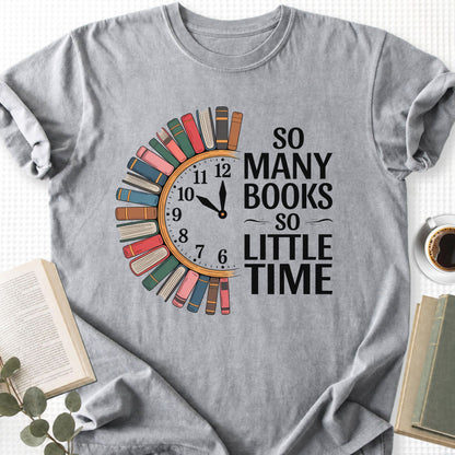 So Many Books So Little Time Unisex T-Shirt, Book Lover Gift for Readers - Book Social Club