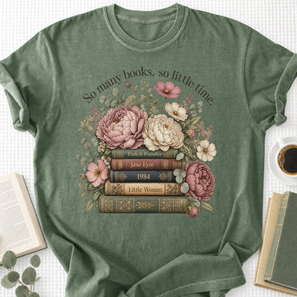 So Many Books So Little Time Unisex T-Shirt - Book Social Club