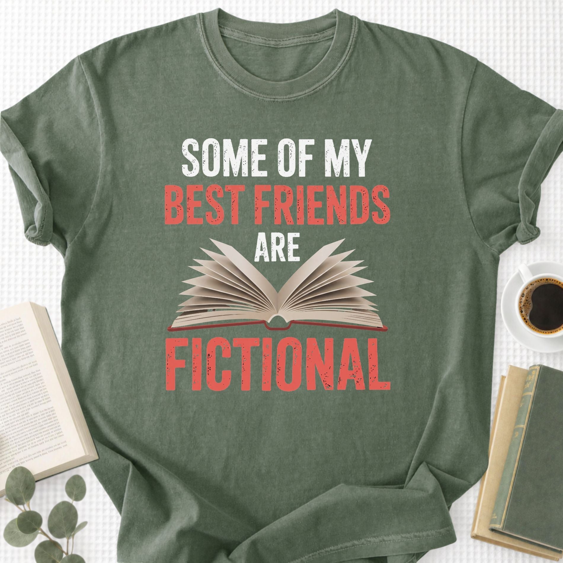 Some Of My Best Friends Are Fictional Unisex T-Shirt - Book Social Club