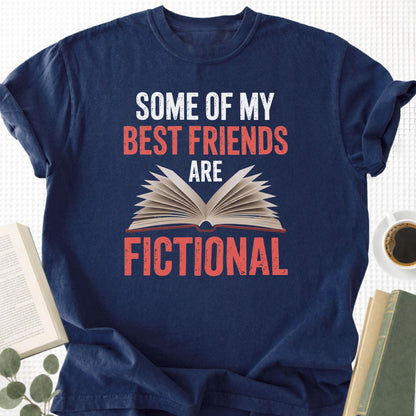Some Of My Best Friends Are Fictional Unisex T-Shirt - Book Social Club