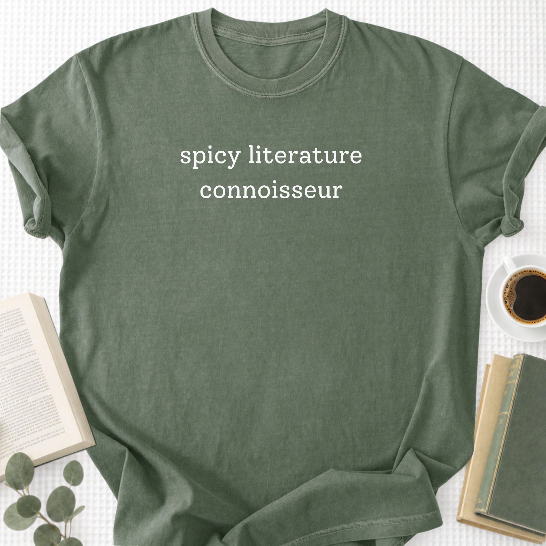 Spicy Literature Connoisseur Unisex T-Shirt - Book Social Club