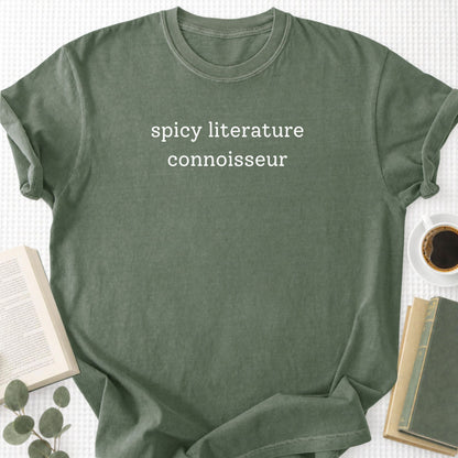 Spicy Literature Connoisseur Unisex T-Shirt - Book Social Club