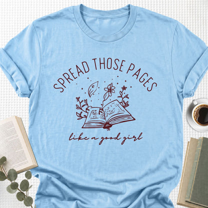 Spread Those Pages Like A Good Girl Unisex T-Shirt - Book Social Club