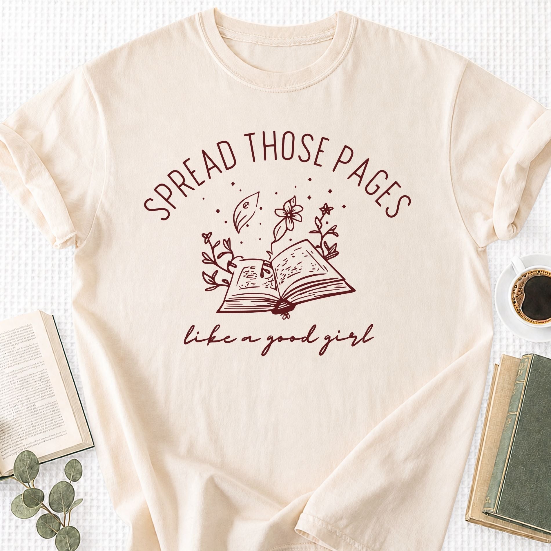Spread Those Pages Like A Good Girl Unisex T-Shirt - Book Social Club