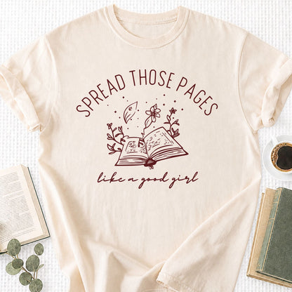 Spread Those Pages Like A Good Girl Unisex T-Shirt - Book Social Club