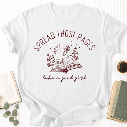 Spread Those Pages Like A Good Girl Unisex T-Shirt - Book Social Club