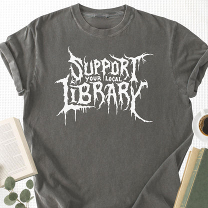 Support Your Local Library Unisex T-Shirt - Book Social Club