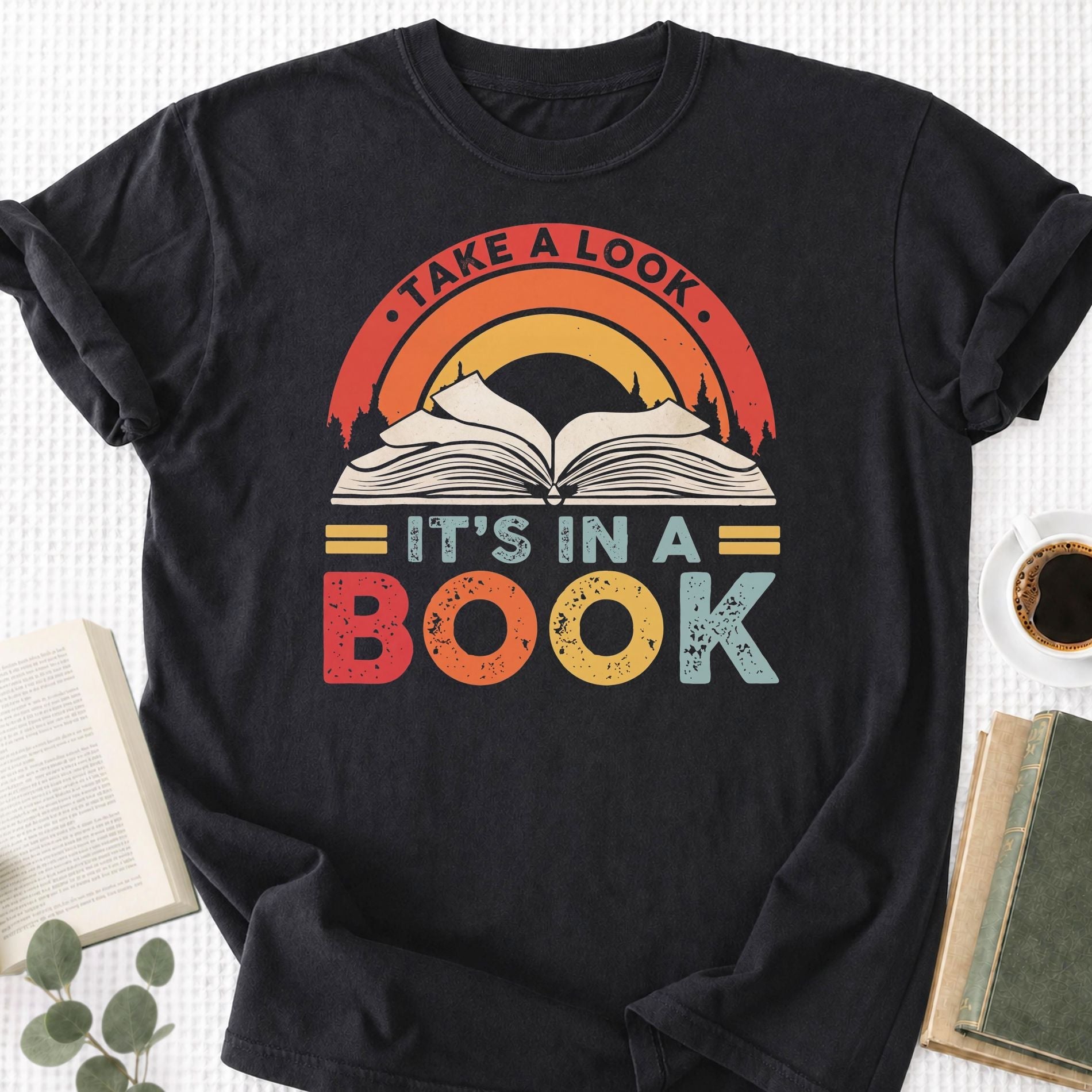 Take A Look It's A Book Unisex T-Shirt - Book Social Club