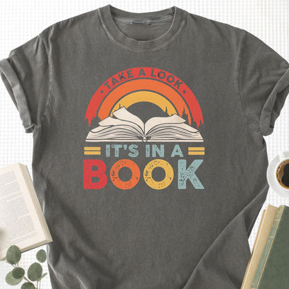 Take A Look It's A Book Unisex T-Shirt - Book Social Club