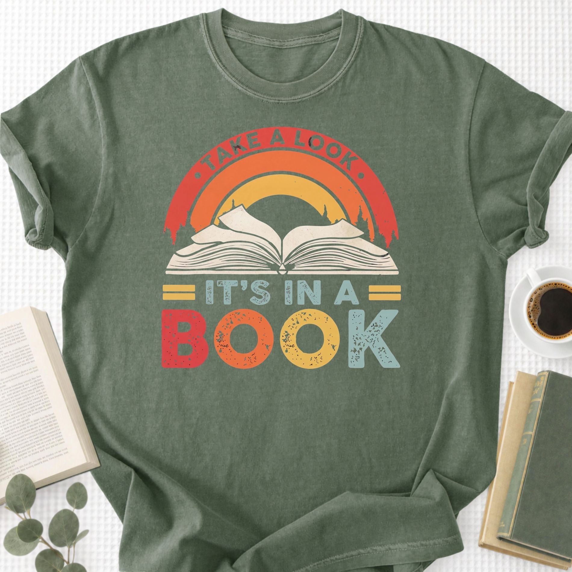 Take A Look It's A Book Unisex T-Shirt - Book Social Club
