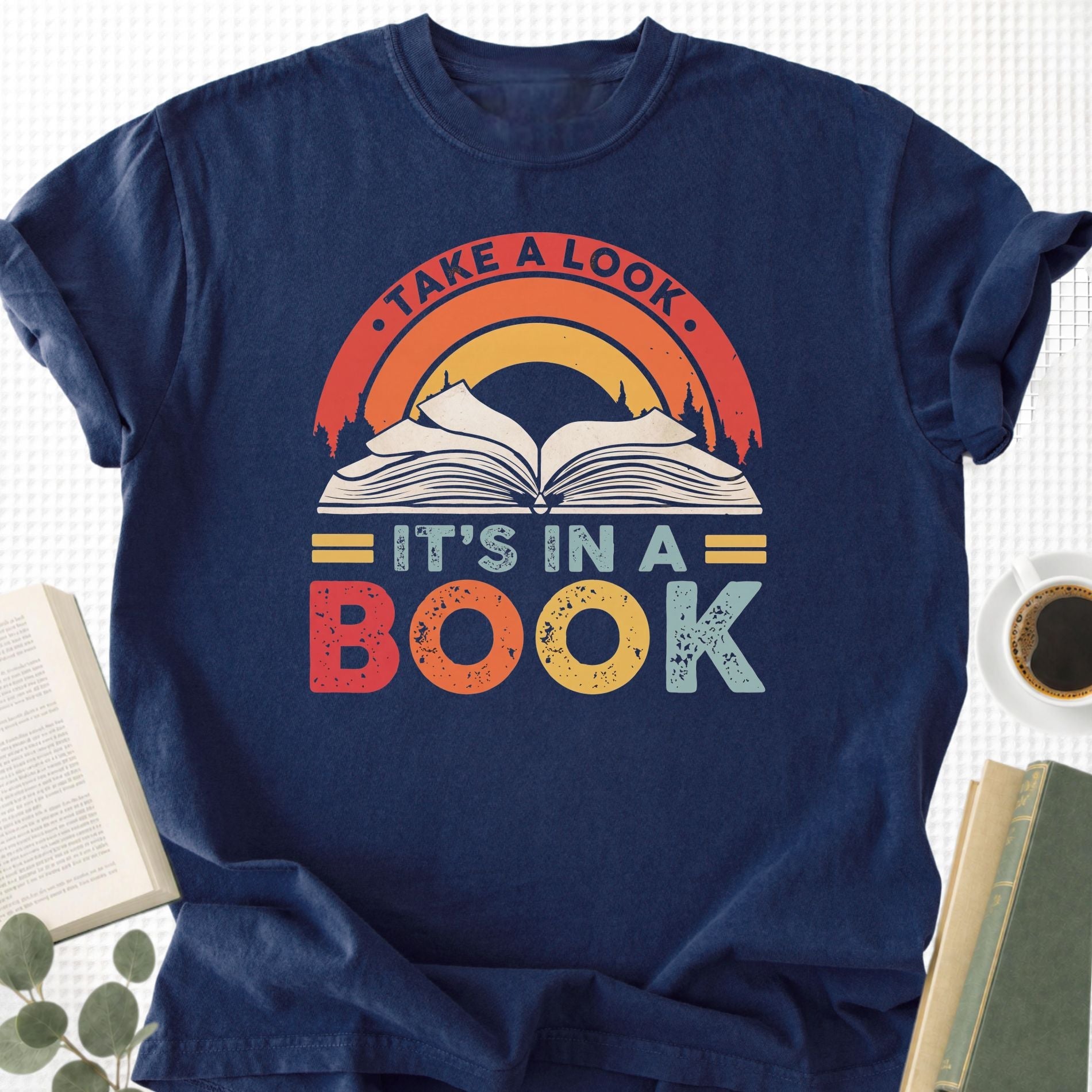 Take A Look It's A Book Unisex T-Shirt - Book Social Club