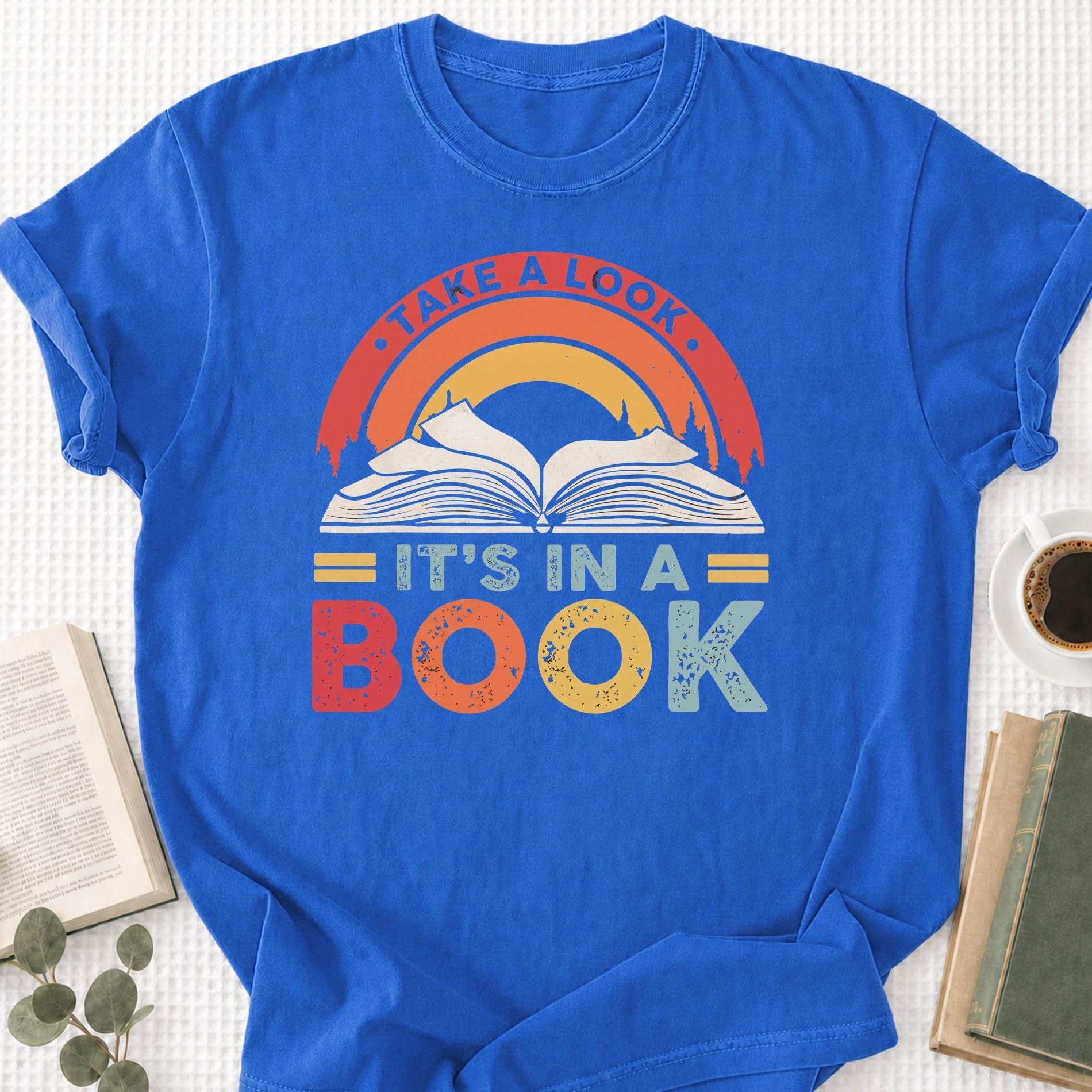 Take A Look It's A Book Unisex T-Shirt - Book Social Club