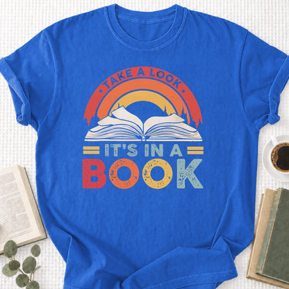 Take A Look It's A Book Unisex T-Shirt - Book Social Club
