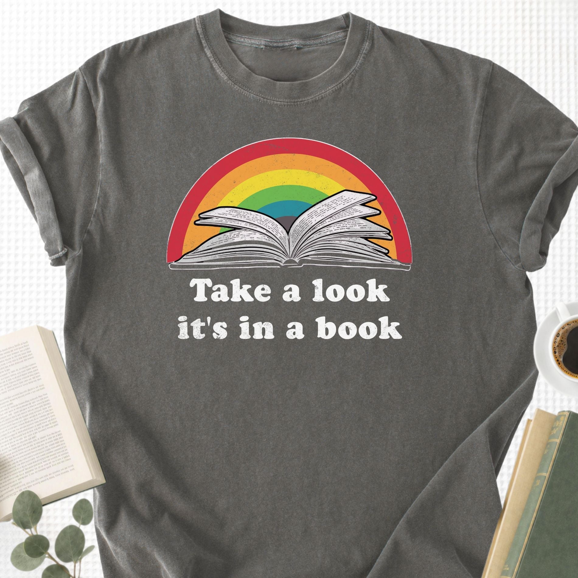 Take a Look It's In a Book Unisex T-Shirt - Book Social Club