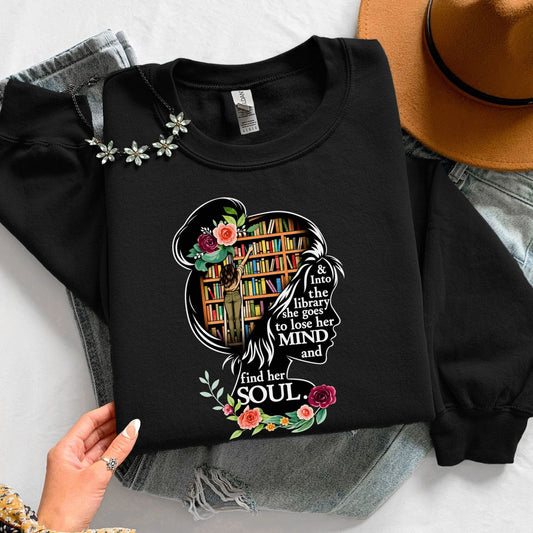The Book Lover's Library Unisex Sweatshirt - Book Social Club