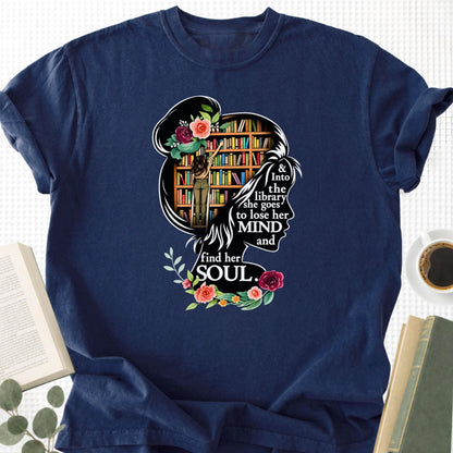 The Book Lover's Library Unisex T-Shirt - Book Social Club