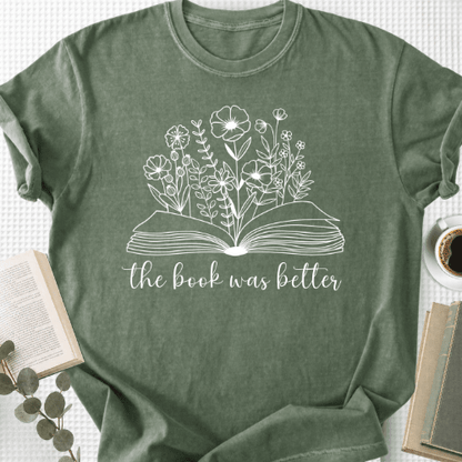 The Book Was Better Floral Unisex T-Shirt, Bookworm Gift - Book Social Club