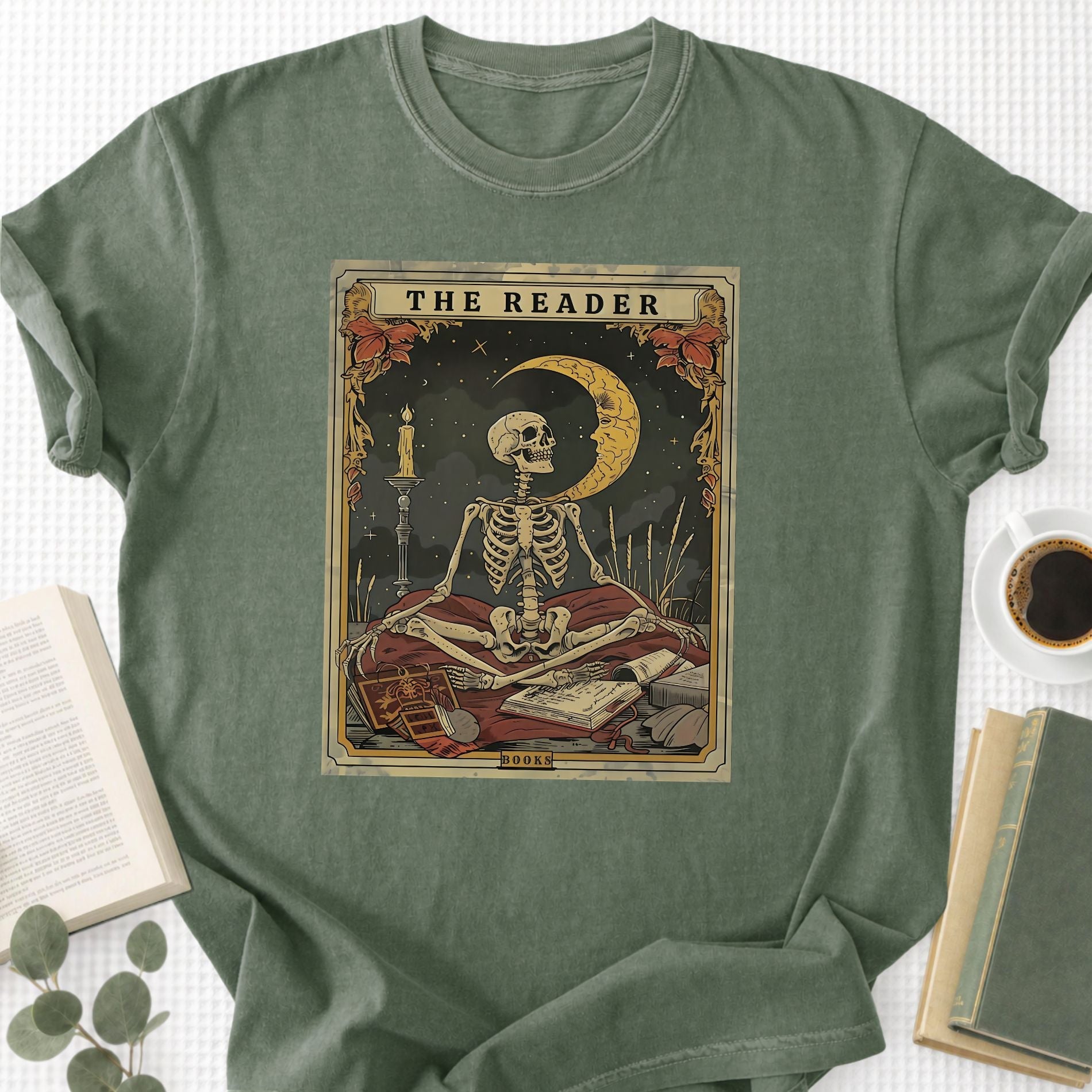 The Reader Tarot Card Unisex T-Shirt - Book Social Club