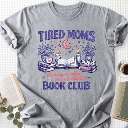 Tired Moms Book Club Celestial Unisex T-Shirt - Book Social Club