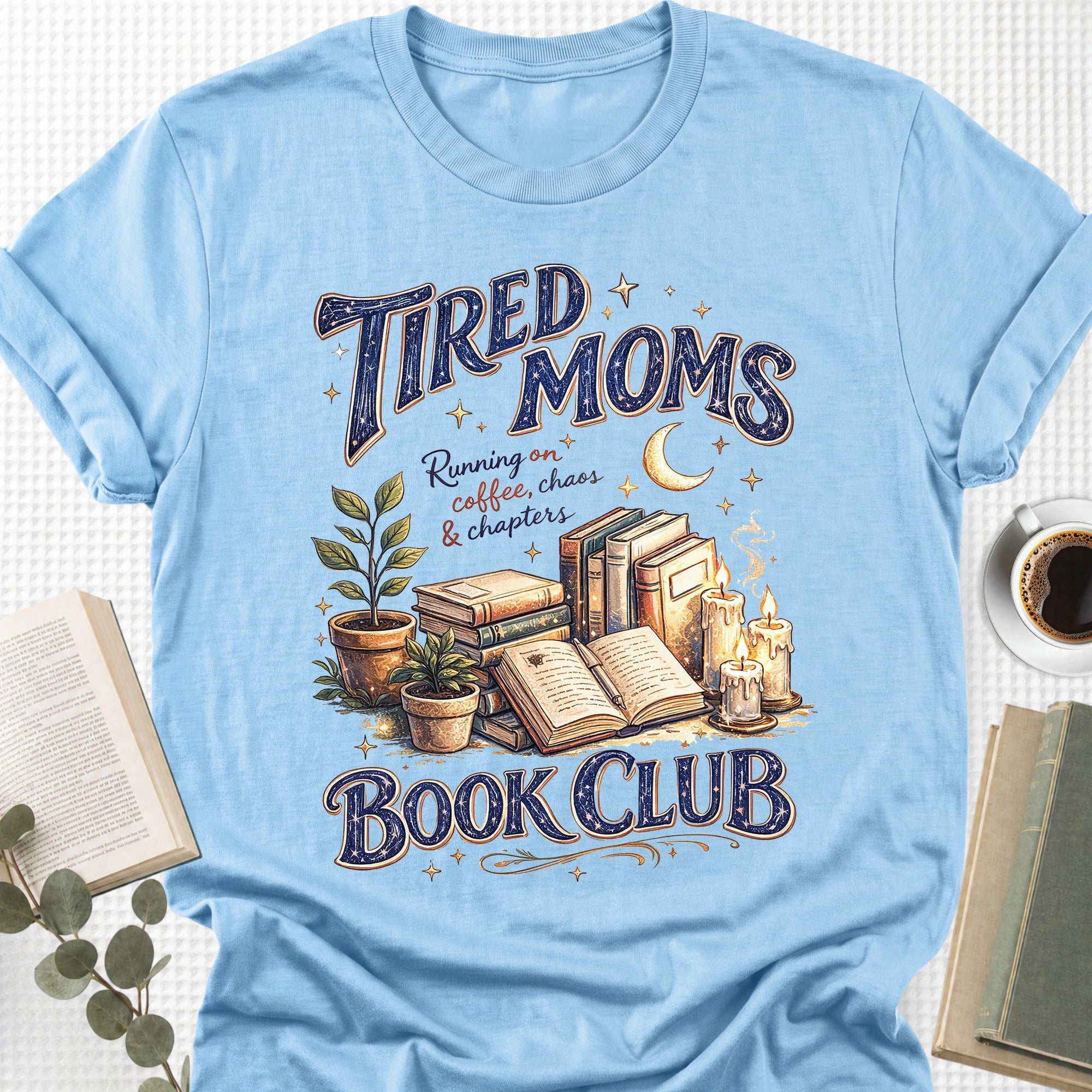 Tired Moms Book Club Vintage Unisex T-Shirt - Book Social Club
