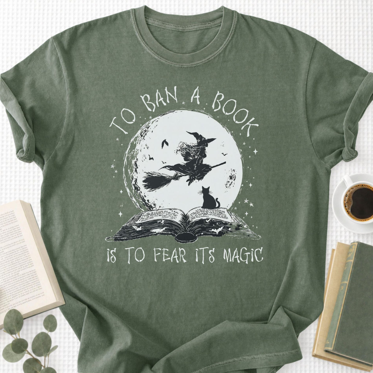 To Ban A Book Is To Fear Its Magic Unisex T-Shirt - Book Social Club