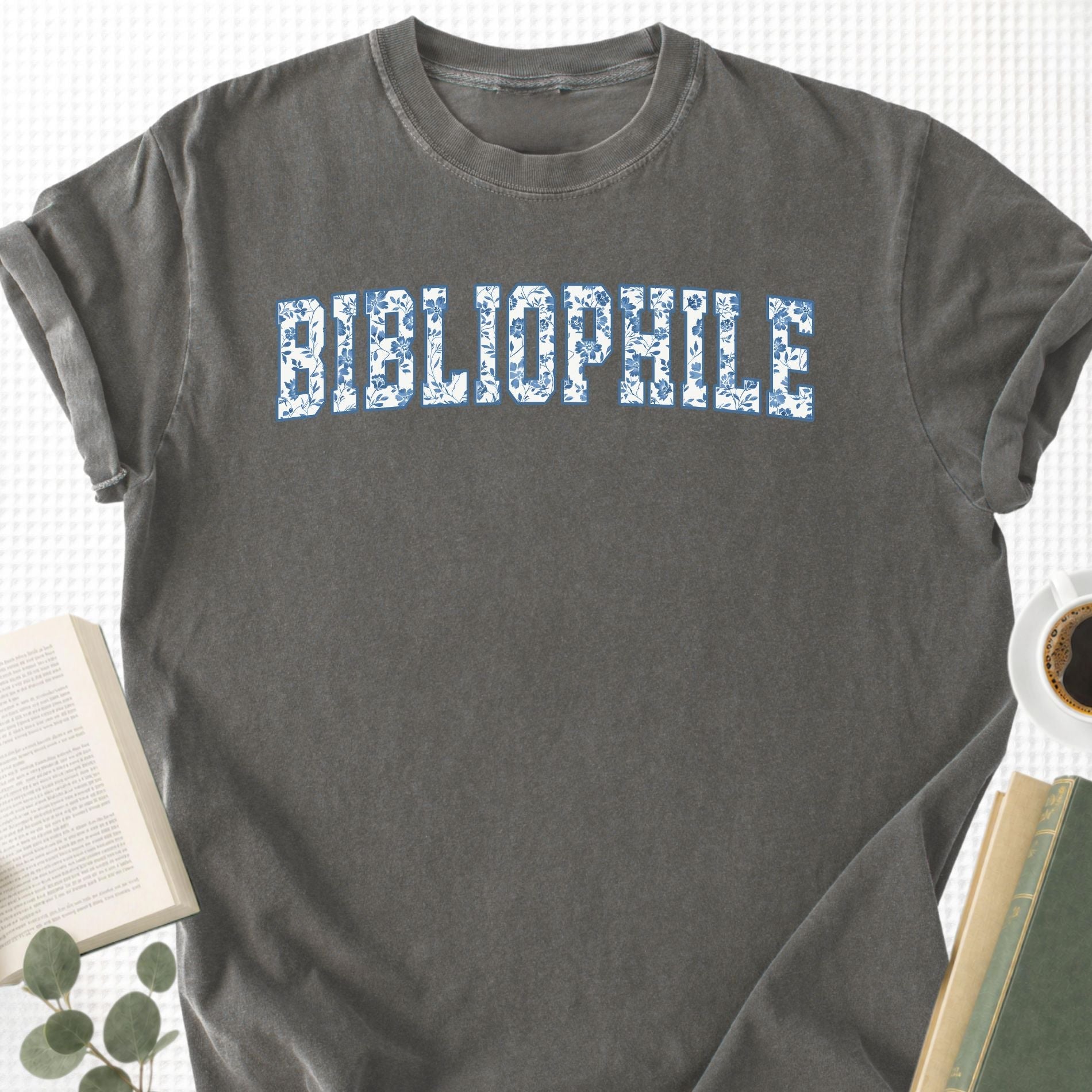 Toile Floral Bibliophile Unisex T-Shirt - Book Social Club