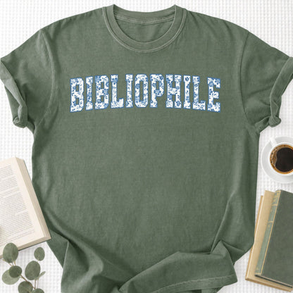 Toile Floral Bibliophile Unisex T-Shirt - Book Social Club