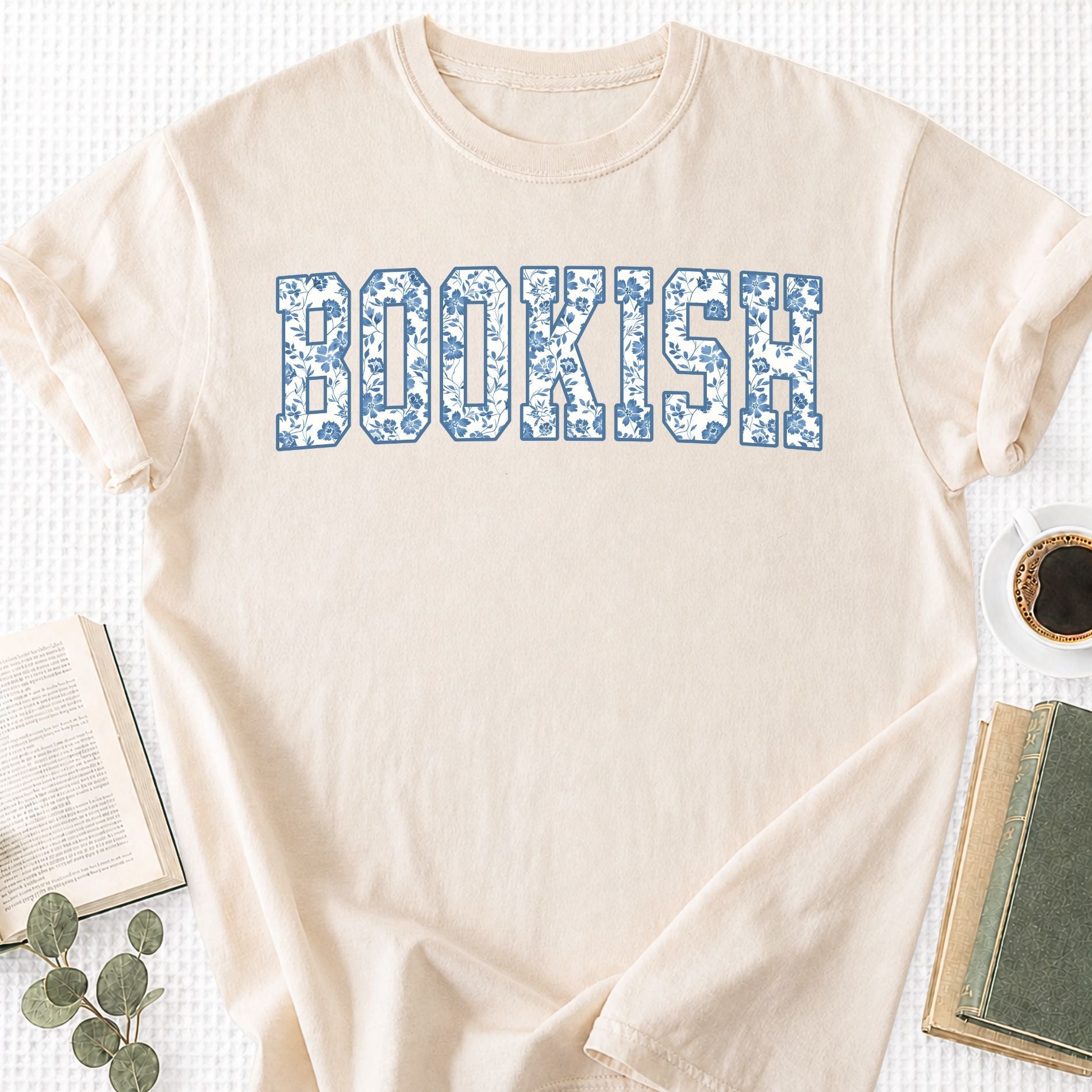 Toile Floral Bookish Unisex T-Shirt - Book Social Club