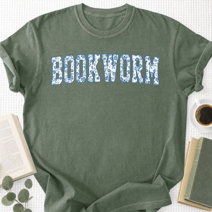 Toile Floral Bookworm Unisex T-Shirt - Book Social Club