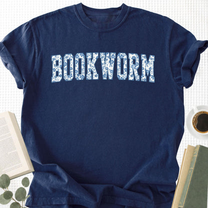 Toile Floral Bookworm Unisex T-Shirt - Book Social Club