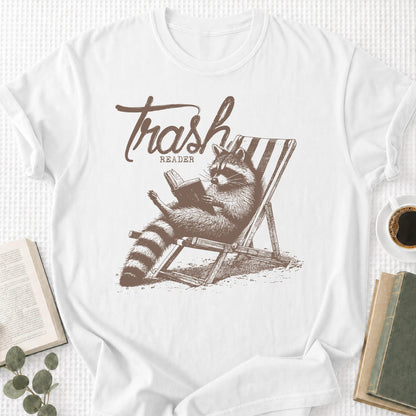 Trashy Reader Raccoon Unisex T-Shirt - Book Social Club