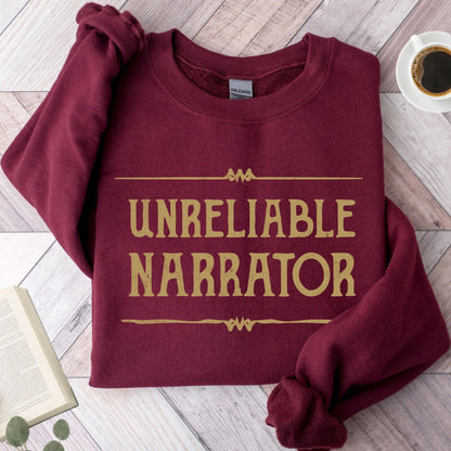 Unreliable Narrator Unisex Sweatshirt - Book Social Club
