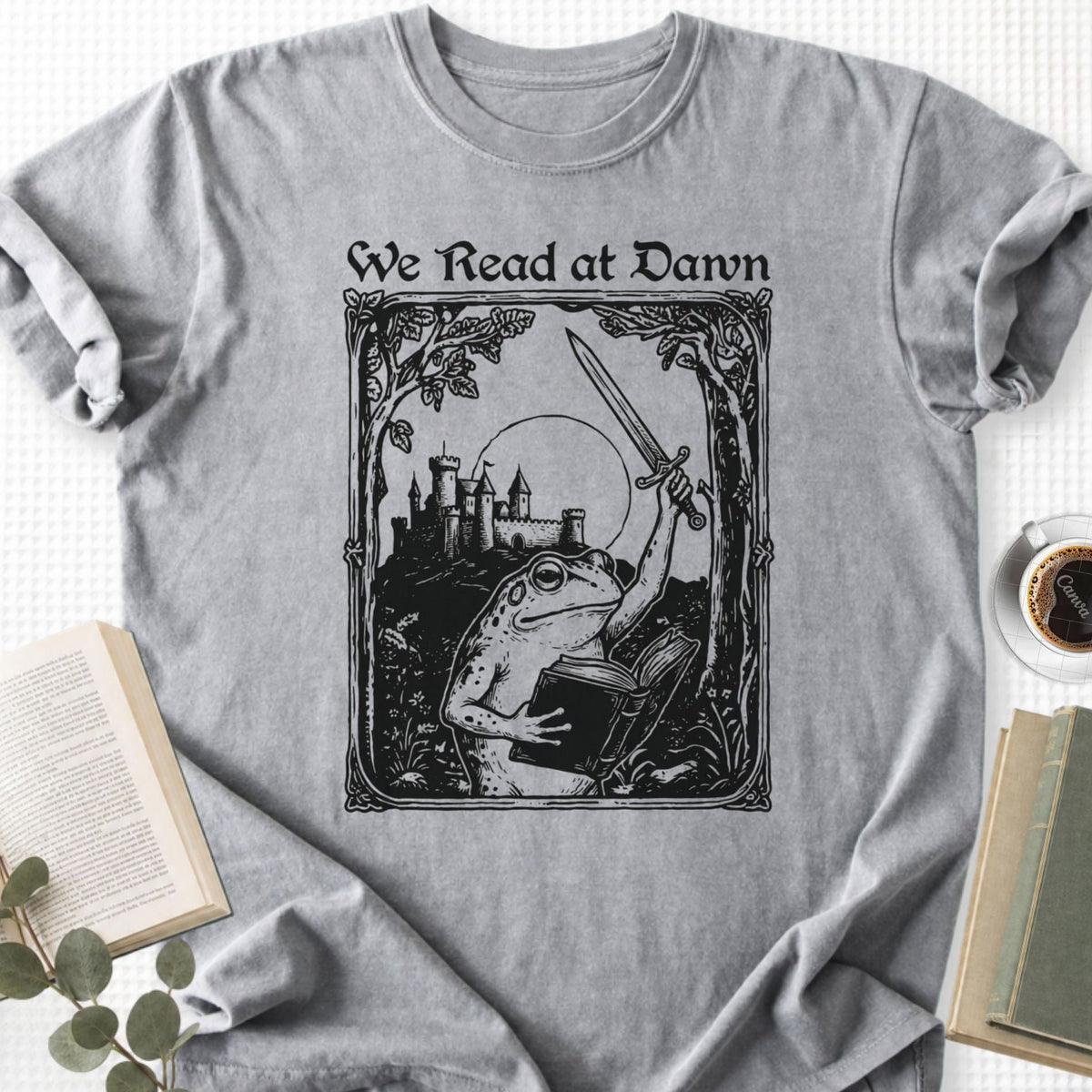 We Read At Drawn Flog Unisex T-Shirt - Book Social Club