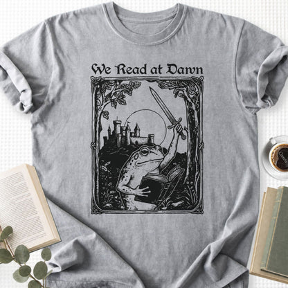 We Read At Drawn Flog Unisex T-Shirt - Book Social Club