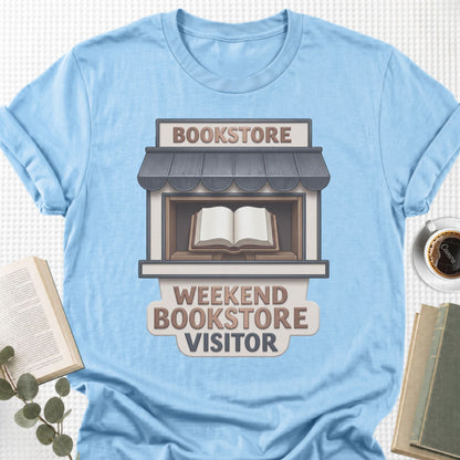 Weekend Bookstore Visitor Unisex T-Shirt - Book Social Club