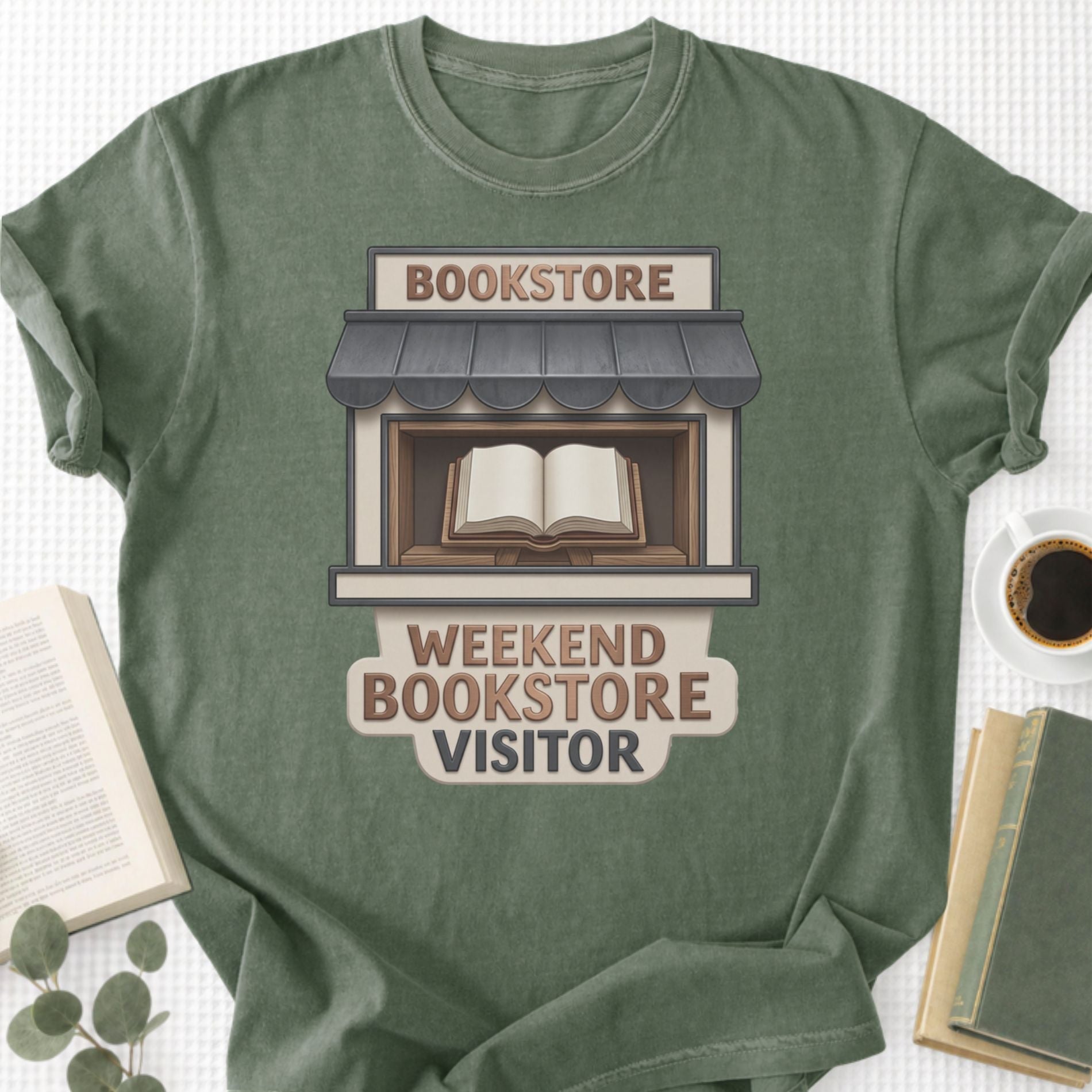 Weekend Bookstore Visitor Unisex T-Shirt - Book Social Club