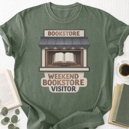 Weekend Bookstore Visitor Unisex T-Shirt - Book Social Club