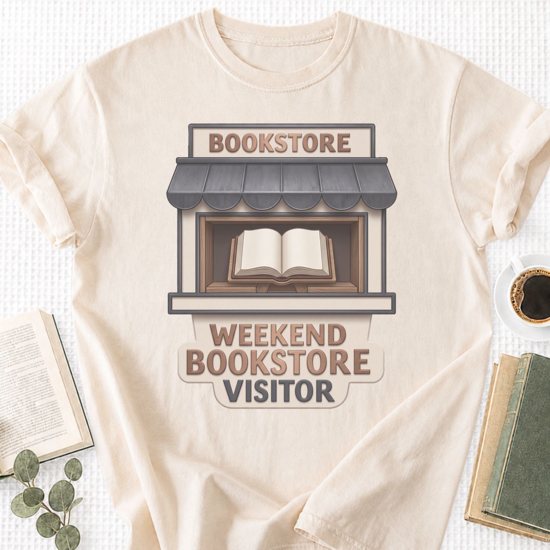 Weekend Bookstore Visitor Unisex T-Shirt - Book Social Club