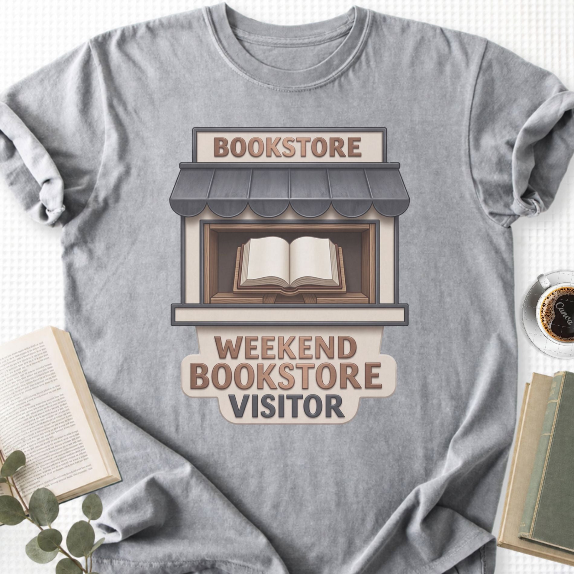 Weekend Bookstore Visitor Unisex T-Shirt - Book Social Club