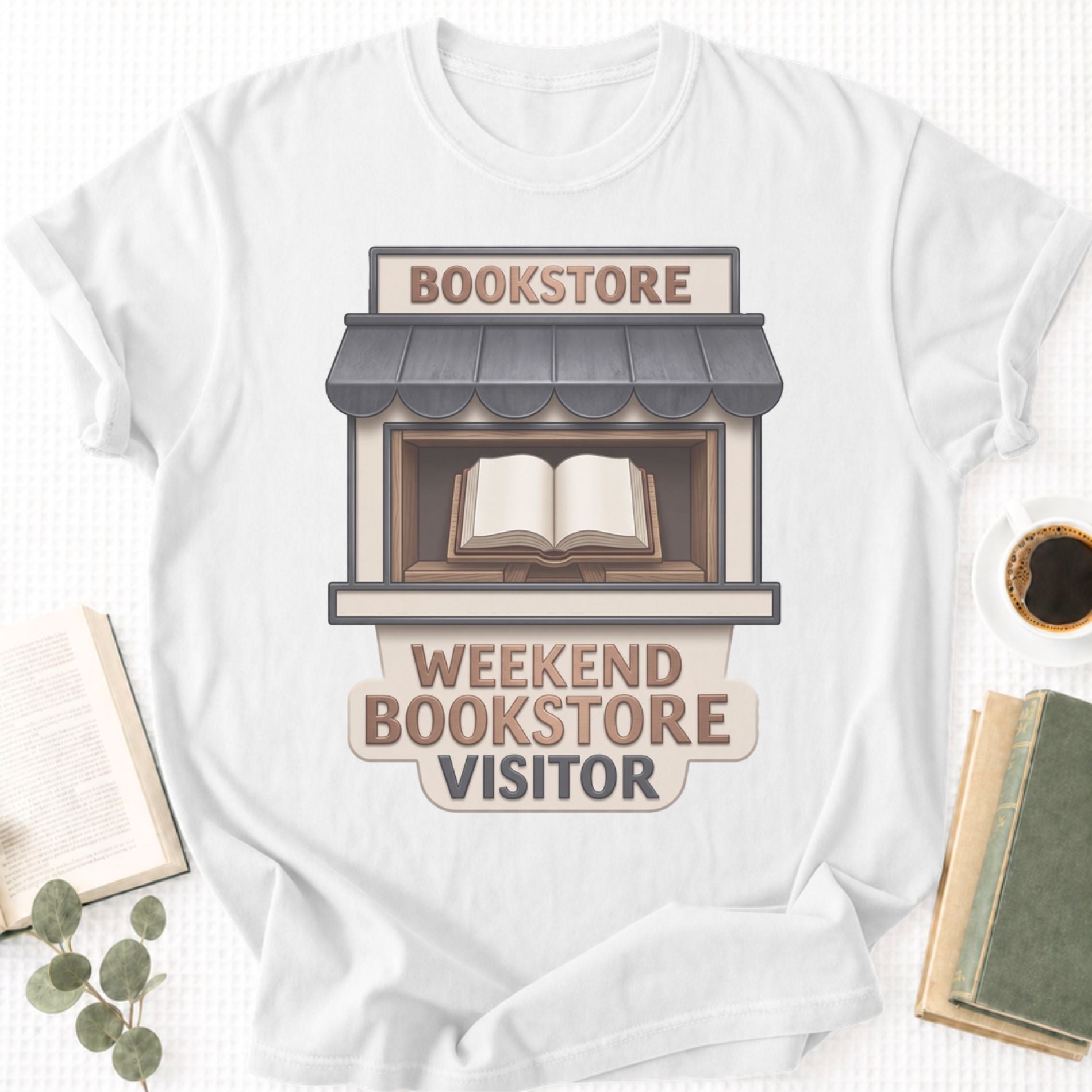 Weekend Bookstore Visitor Unisex T-Shirt - Book Social Club