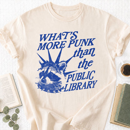 What's More Punk The Public Library Unisex T-Shirt - Book Social Club