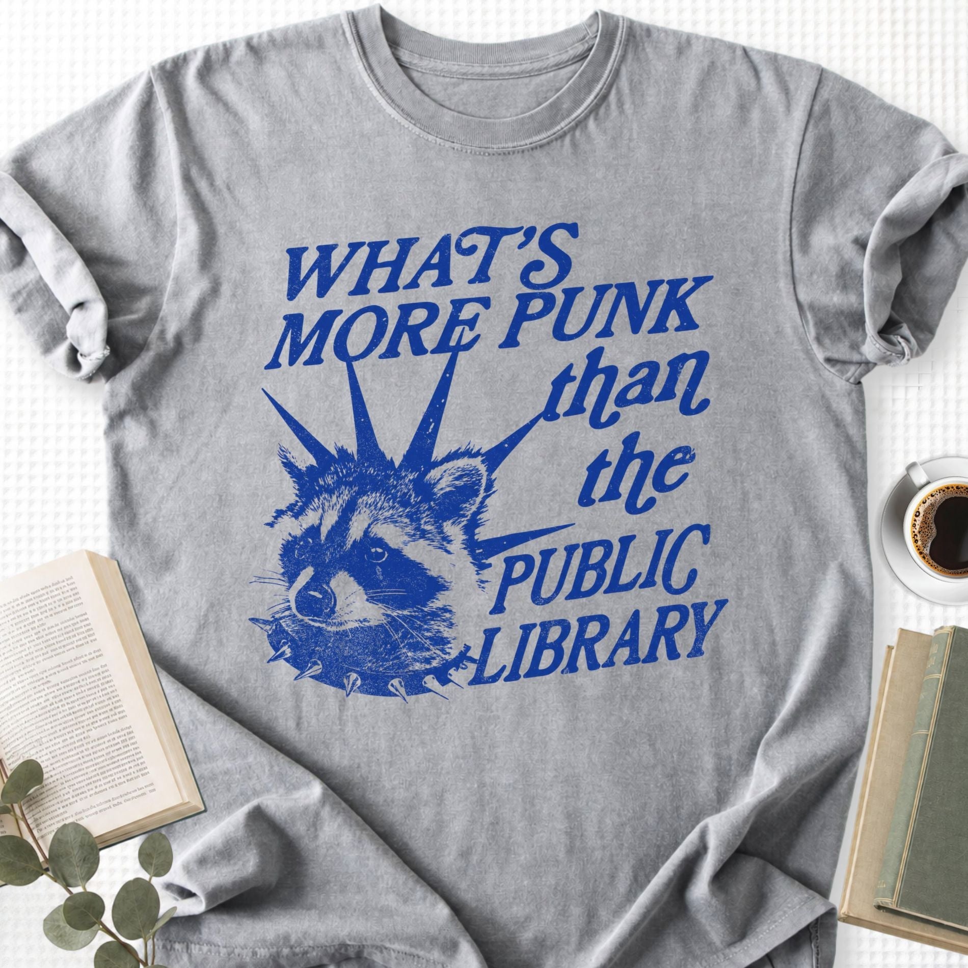 What's More Punk The Public Library Unisex T-Shirt - Book Social Club