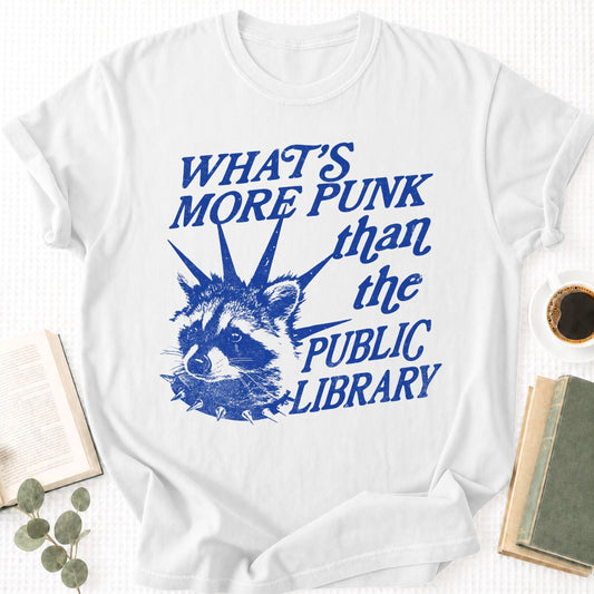 What's More Punk The Public Library Unisex T-Shirt - Book Social Club
