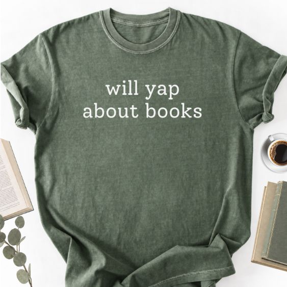 Will Yap About Books Unisex T-Shirt, Bookish Reader Gift - Book Social Club