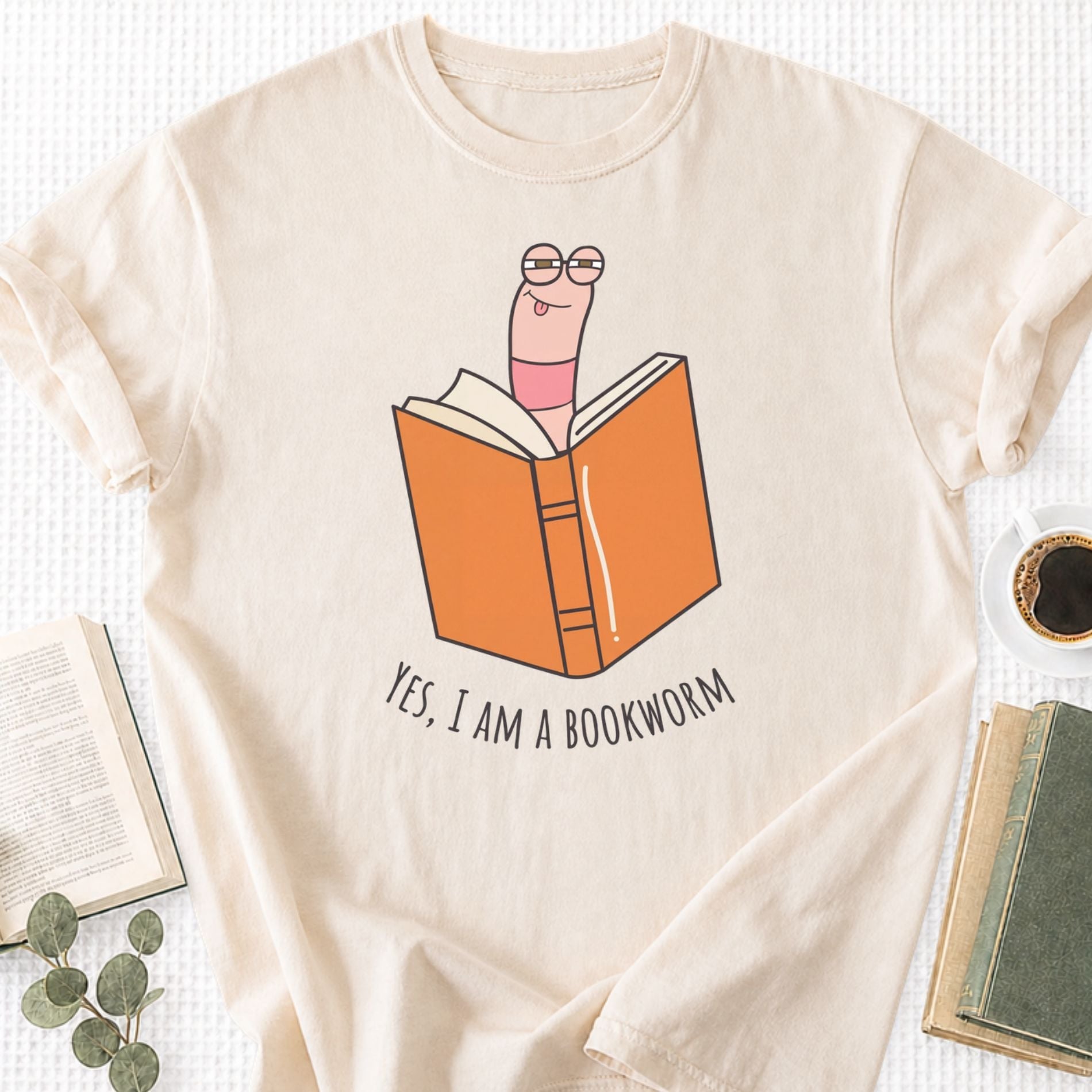 Yes, I Am a Bookworm Unisex T-Shirt - Book Social Club