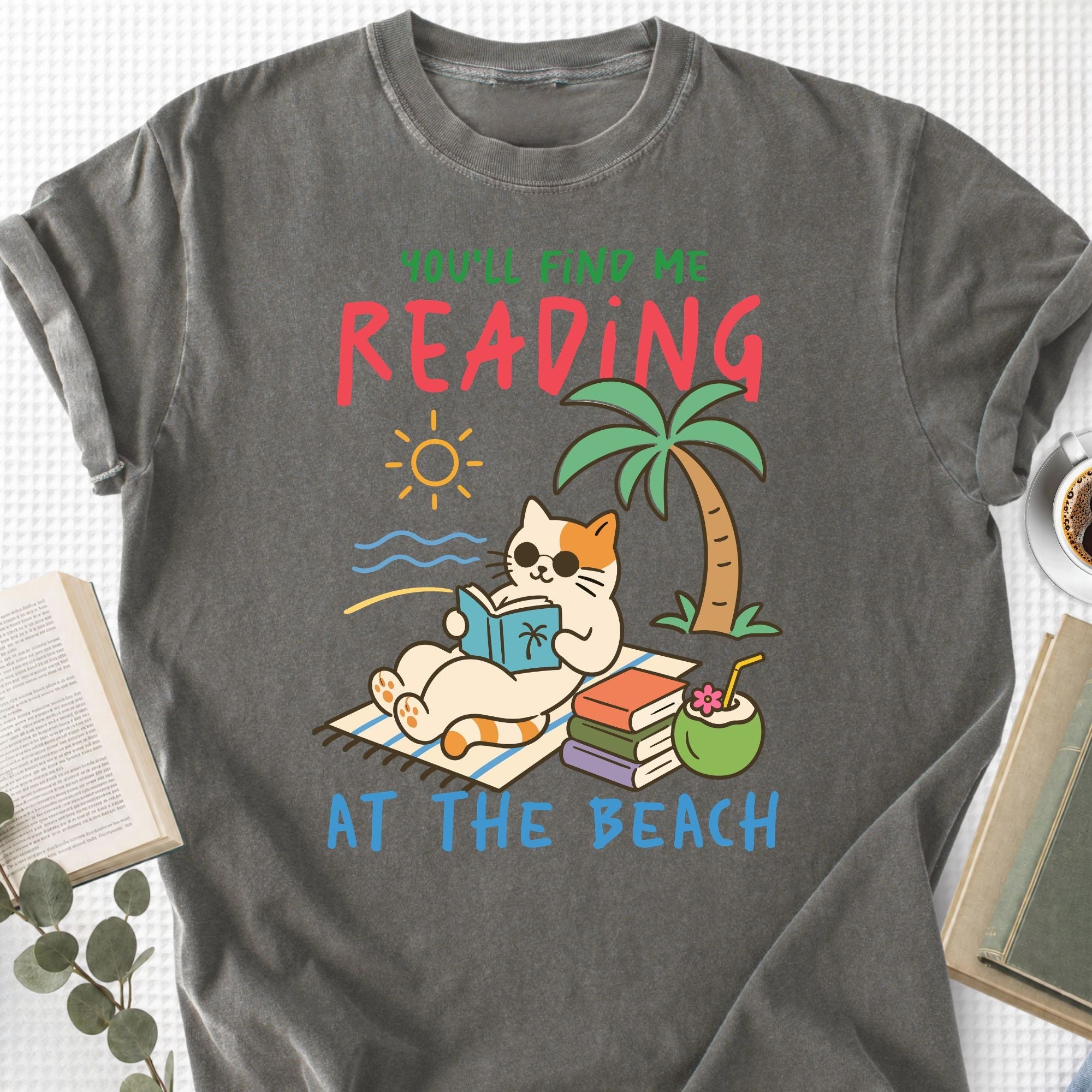You'll Find Me Reading at the Beach Unisex T-Shirt - Book Social Club